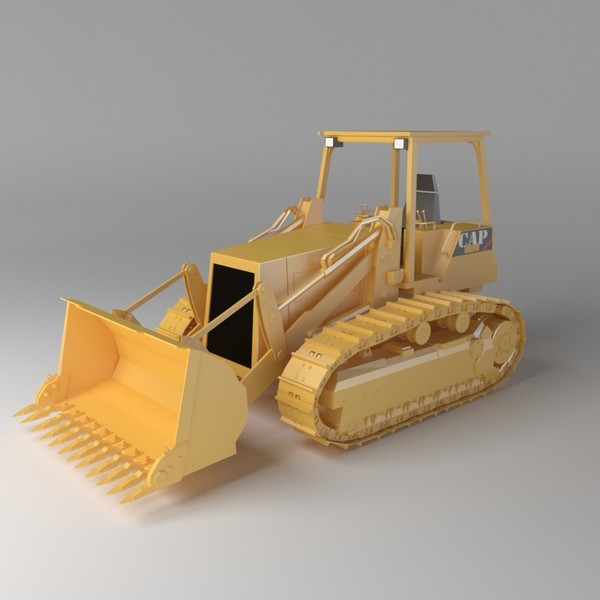 track loader industrial vehicles max - Track loader 03 by 3DRivers... by 3DRivers